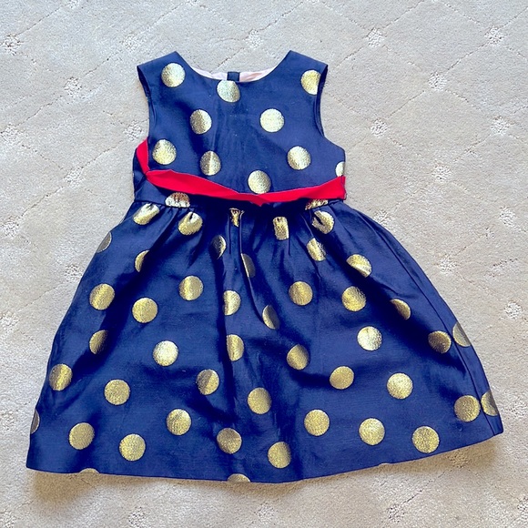 Mini Boden Polka Dot Formal Dress - Picture 3 of 5